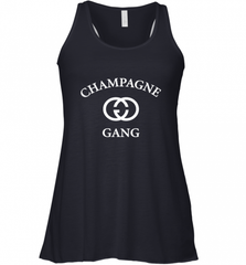 Womens Champagne Gang  Gift Mom, Womens, Girlfriend Funny Mother's Women's Racerback Tank Women's Racerback Tank - Nice-Tshirts4u