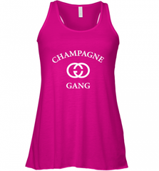 Womens Champagne Gang  Gift Mom, Womens, Girlfriend Funny Mother's Women's Racerback Tank Women's Racerback Tank - Nice-Tshirts4u