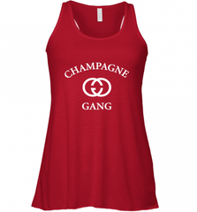 Womens Champagne Gang  Gift Mom, Womens, Girlfriend Funny Mother's Women's Racerback Tank Women's Racerback Tank - Nice-Tshirts4u