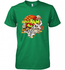 Kids Space Jam Group Shot Basketball Logo Men's Premium T-Shirt Men's Premium T-Shirt - Nice-Tshirts4u