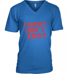 Funny Limping Ain't Easy Crutches Broken Leg Recovery Gift Men's V-Neck Men's V-Neck - Nice-Tshirts4u