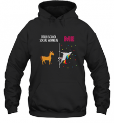 School Social Worker Unicorn Others You Hooded Sweatshirt Hooded Sweatshirt - Nice-Tshirts4u