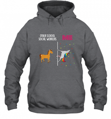 School Social Worker Unicorn Others You Hooded Sweatshirt Hooded Sweatshirt - Nice-Tshirts4u