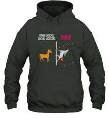 School Social Worker Unicorn Others You Hooded Sweatshirt Hooded Sweatshirt - Nice-Tshirts4u