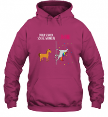 School Social Worker Unicorn Others You Hooded Sweatshirt Hooded Sweatshirt - Nice-Tshirts4u