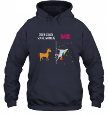 School Social Worker Unicorn Others You Hooded Sweatshirt Hooded Sweatshirt - Nice-Tshirts4u