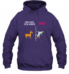 School Social Worker Unicorn Others You Hooded Sweatshirt Hooded Sweatshirt - Nice-Tshirts4u