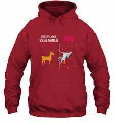 School Social Worker Unicorn Others You Hooded Sweatshirt Hooded Sweatshirt - Nice-Tshirts4u