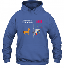 School Social Worker Unicorn Others You Hooded Sweatshirt Hooded Sweatshirt - Nice-Tshirts4u