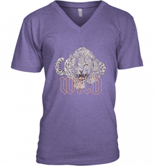Wild Jaguar Leopard Cheetah Print Graphic Men's V-Neck Men's V-Neck - Nice-Tshirts4u