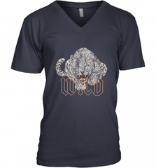Wild Jaguar Leopard Cheetah Print Graphic Men's V-Neck Men's V-Neck - Nice-Tshirts4u