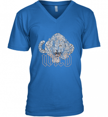 Wild Jaguar Leopard Cheetah Print Graphic Men's V-Neck Men's V-Neck - Nice-Tshirts4u