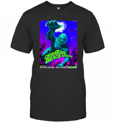 Vintage Water Lagoon Creature  Classic Horror Movie Tee Men's T-Shirt