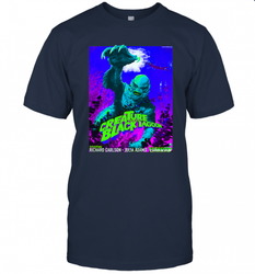 Vintage Water Lagoon Creature  Classic Horror Movie Tee Men's T-Shirt