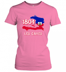 Nice Haitian Flag Day Shirt _ Les Cayes Haiti Map 1804 Women's T-Shirt Women's T-Shirt - Nice-Tshirts4u