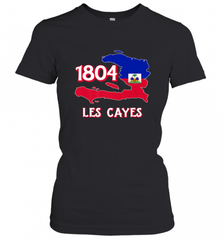 Nice Haitian Flag Day Shirt _ Les Cayes Haiti Map 1804 Women's T-Shirt Women's T-Shirt - Nice-Tshirts4u