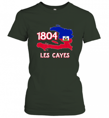 Nice Haitian Flag Day Shirt _ Les Cayes Haiti Map 1804 Women's T-Shirt Women's T-Shirt - Nice-Tshirts4u