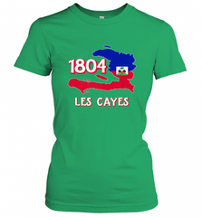 Nice Haitian Flag Day Shirt _ Les Cayes Haiti Map 1804 Women's T-Shirt Women's T-Shirt - Nice-Tshirts4u