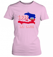 Nice Haitian Flag Day Shirt _ Les Cayes Haiti Map 1804 Women's T-Shirt Women's T-Shirt - Nice-Tshirts4u