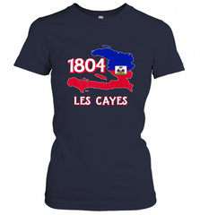 Nice Haitian Flag Day Shirt _ Les Cayes Haiti Map 1804 Women's T-Shirt Women's T-Shirt - Nice-Tshirts4u