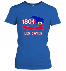 Nice Haitian Flag Day Shirt _ Les Cayes Haiti Map 1804 Women's T-Shirt Women's T-Shirt - Nice-Tshirts4u