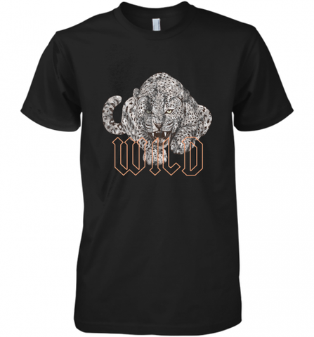Wild Jaguar Leopard Cheetah Print Graphic Men's Premium T-Shirt Men's Premium T-Shirt / Black / XS Men's Premium T-Shirt - Nice-Tshirts4u