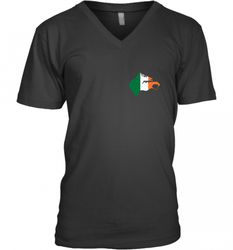 South Boston  Pocket Irish Flag Men's V-Neck