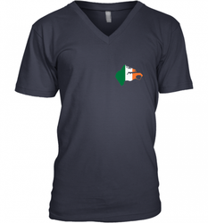 South Boston  Pocket Irish Flag Men's V-Neck