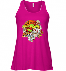Kids Space Jam Group Shot Basketball Logo Women's Racerback Tank Women's Racerback Tank - Nice-Tshirts4u