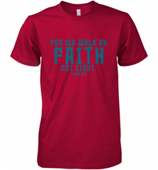Christian Bible Verse Quote Jesus Christ 2 Corinthians 5_7 Men's Premium T-Shirt Men's Premium T-Shirt - Nice-Tshirts4u