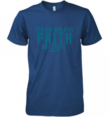 Christian Bible Verse Quote Jesus Christ 2 Corinthians 5_7 Men's Premium T-Shirt Men's Premium T-Shirt - Nice-Tshirts4u