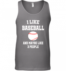 I Like Baseball And Maybe Like Three People Sport Fun Gift Men's Tank Top Men's Tank Top - Nice-Tshirts4u