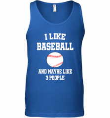 I Like Baseball And Maybe Like Three People Sport Fun Gift Men's Tank Top Men's Tank Top - Nice-Tshirts4u
