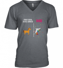 School Social Worker Unicorn Others You Men's V-Neck Men's V-Neck - Nice-Tshirts4u