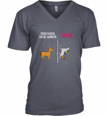 School Social Worker Unicorn Others You Men's V-Neck Men's V-Neck - Nice-Tshirts4u