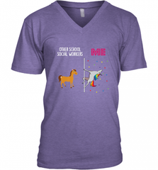School Social Worker Unicorn Others You Men's V-Neck Men's V-Neck - Nice-Tshirts4u