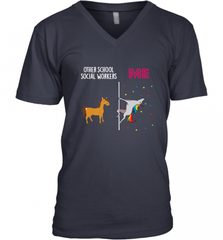 School Social Worker Unicorn Others You Men's V-Neck Men's V-Neck - Nice-Tshirts4u