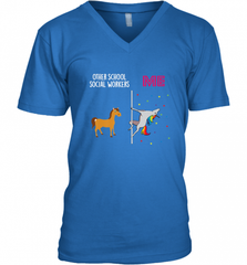School Social Worker Unicorn Others You Men's V-Neck Men's V-Neck - Nice-Tshirts4u