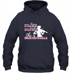 Violin Teacher For A Religious Violinist Hooded Sweatshirt