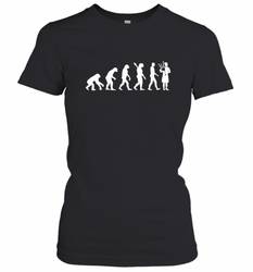 Evolution bagpipe player Women's T-Shirt