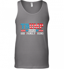 Trump 2020 God Family Guns Lovers Election Supporter Men's Tank Top Men's Tank Top - Nice-Tshirts4u