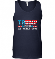 Trump 2020 God Family Guns Lovers Election Supporter Men's Tank Top Men's Tank Top - Nice-Tshirts4u
