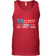 Trump 2020 God Family Guns Lovers Election Supporter Men's Tank Top Men's Tank Top - Nice-Tshirts4u