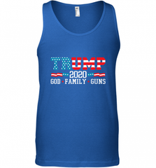 Trump 2020 God Family Guns Lovers Election Supporter Men's Tank Top Men's Tank Top - Nice-Tshirts4u