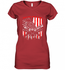 When Guns Are Outlawed I Will Be An Outlaw Women's V-Neck T-Shirt Women's V-Neck T-Shirt - Nice-Tshirts4u