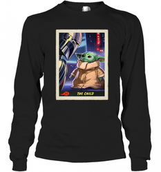 Star Wars The Mandalorian The Child Trading Card Long Sleeve T-Shirt